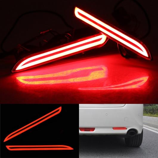 ペア LED リア バンパー リフレクター ライト レッド ドライビング ブレーキ フォグ テール ランプ 適用: トヨタ カムリ レイツ/マークX シエナ ヴェンザ ハリアー AL-OO-0938 ALの通販は 9,753円
