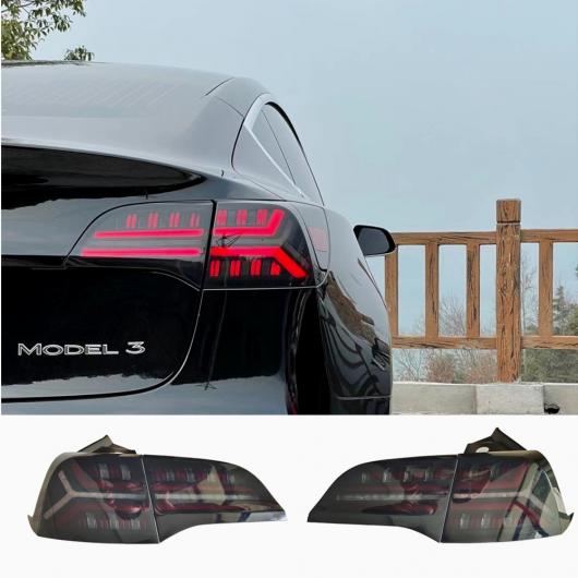 LED ライト リア ブレーキ テール ライト ダイナミック ウインカー リフレクター リア バンパー トランク テール ランプ 適用: 2018 2019 2020 テスラ/TESLA モデル 3 AL-OO-1035 ALの通販は