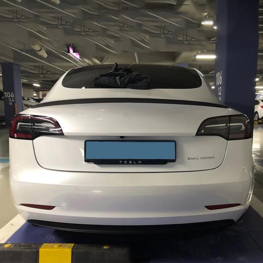リア スポイラー ウイング テール トランク ブーツ リップ デフレクター スプリッタ チューニング アクセサリー 適用: テスラ/TESLA モデル 3 Y 2017 2018 2019 2020 モデル3 光沢ブラック AL-OO-1300 AL_2