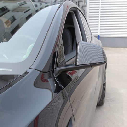 2ピース ドア バックミラー ミラー カバー 適用: テスラ/TESLA モデル 
