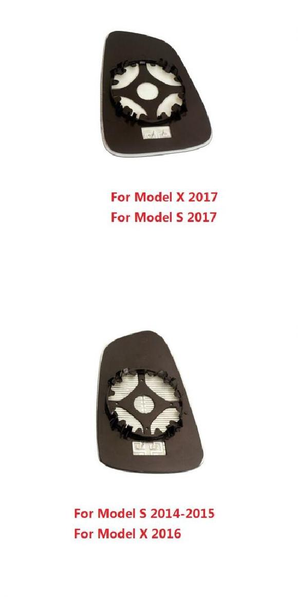 ワイド ビュー オート 調光 リア ビュー ミラー ブルー ヒーテッド ミラー ガラス 適用: テスラ/TESLA モデル S X インジケーターなし AL-OO-1603 ALの通販は