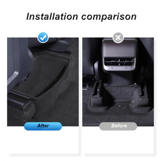アンダー セントラル コントロール ストレージ ボックス フロッキング オーガナイザー ごみ ケース 適用: テスラ/TESLA モデル 3 Y 2021 インテリア モデル 3 フロッキング ボックス AL-OO-1674 AL_3