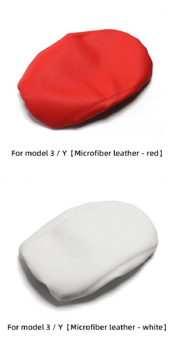 適用: テスラ/TESLA モデル 3 モデル Y 2017-2022 セントラル コントロール アームレスト ボックス レザー 保護 カバー インテリア モデル3 モデル3 レッド・モデル3 ホワイト AL-OO-1699 AL