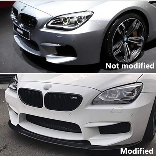 M6 リアル カーボンファイバー フロント リップ バンパー チン シャベル ボディ スタイリング ディフューザー 適用: BMW M6 F06 2012-2017 ブラック AL-OO-1835 AL_6