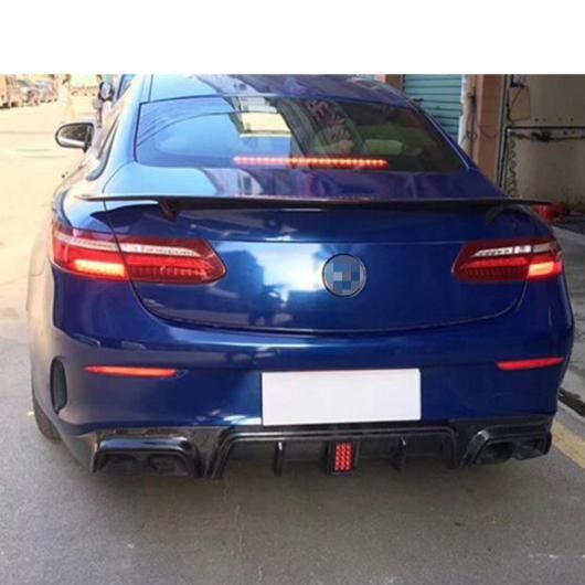 W238 E クラス クーペ リアル カーボンファイバー リア ディフューザー バンパー リップ LED ライト ステンレス スチール エキゾースト パイプ 適用: メルセデス ベンツ カーボン AL-OO-2132 AL_6