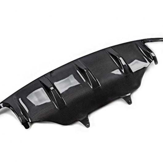 4 テールパイプ カーボンファイバー リア バンパー ディフューザー リップ スポイラー ボディ 適用: ポルシェ/PORSCHE マカン 2014 2015 カーボン AL-OO-2173 AL_4