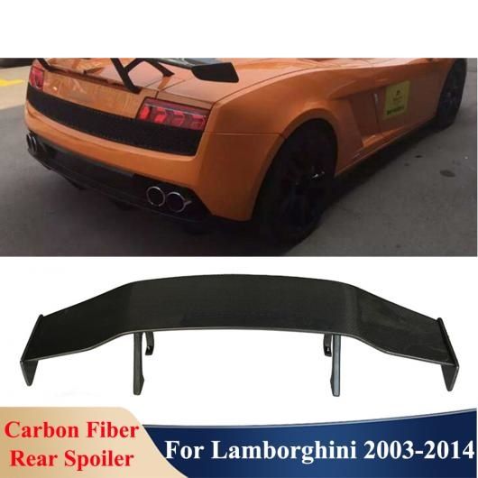 リアル カーボンファイバー バック トランク リア スポイラー ウイング ボディ キット 適用: ランボルギーニ/LAMBORGHINI ガヤルド LP550 LP560 LP570 2003-2014 カーボン AL-OO-2408 AL