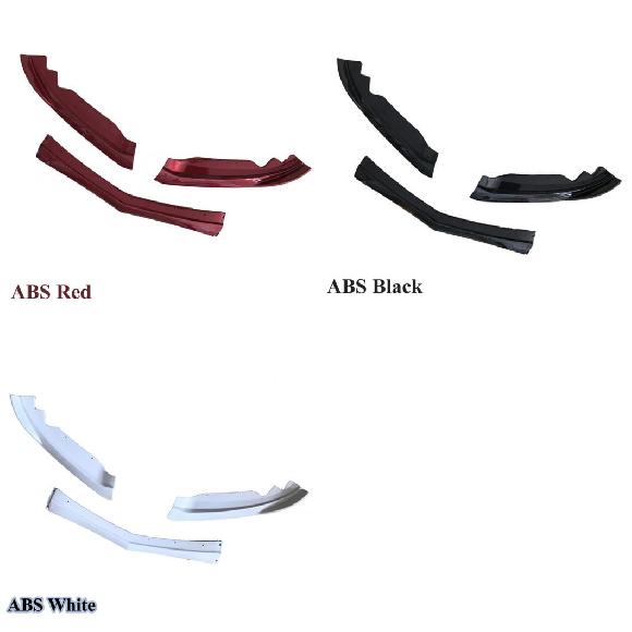 1セット フロント バンパー リップ カーボンファイバー/ABS エクステリア パーツ カバー トリム 適用: キャデラック/CADILLAC ATSL 2014-2016 ABS レッド〜ABS ホワイト AL-OO-2442 AL 31,051円