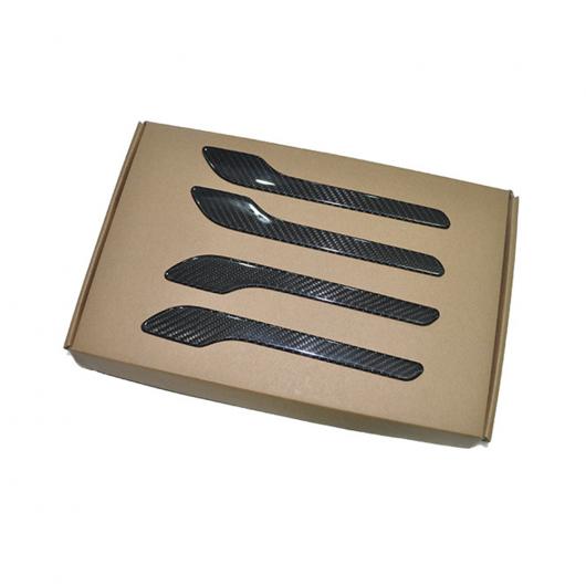 リアル カーボンファイバー エクステリア ドア ハンドル プルl カバー トリム 適用: ホンダ シビック 10世代 2016 2017 2018 2019 AL-QQ-8237 AL AL ミラー 4ピース エクステリア ドア ハンドル トリム カーボン