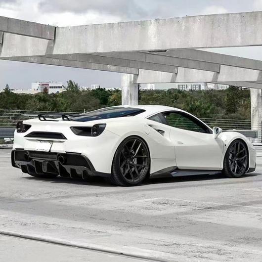 1ペア カーボンファイバー サイド スカート バンパー リップ ボード ボディ エプロン 適用: フェラーリ/FERRARI 488 2015 アップ チューニング スタイリング カーボン AL-OO-2669 AL_6