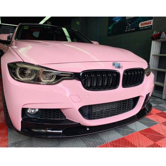 2ピース ABS フロント バンパー リップ チン シャベル スプリッタ エプロン 適用: BMW 3シリーズ F30 F35 2011-2019 チューニング ピアノブラック AL-OO-2718 AL_6