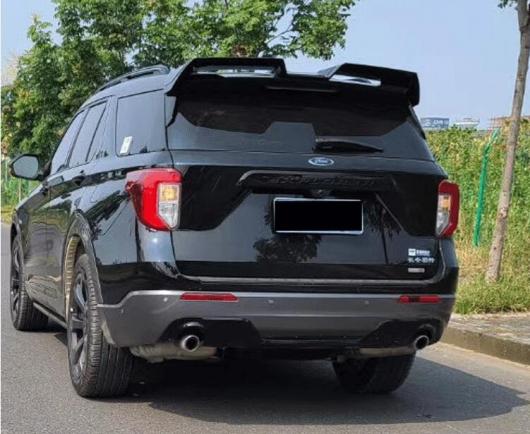 ABS カーボンファイバー リア テール ウイング トランク リップ スポイラー 適用: トヨタ カローラ 2019 2020 ABS カーボンファイバー AL-OO-2856 AL Huqwsa 車のカーボンファイバーリアトランクスポイラーリップ