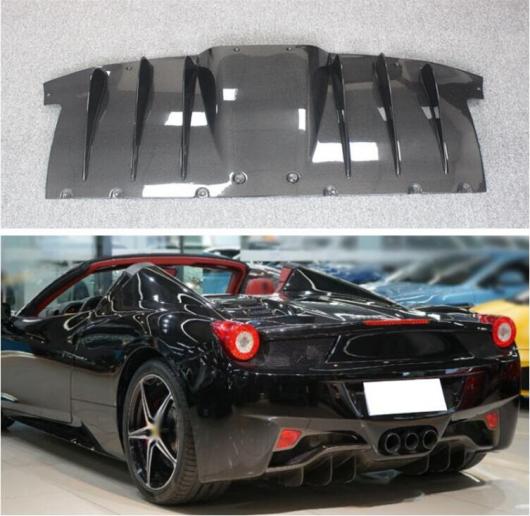 リアル カーボンファイバー リア バンパー トランク リップ スポイラー ディフューザー 適用: フェラーリ/FERRARI 458 2011 2012 2013 2014 AL-OO-2786 AL
