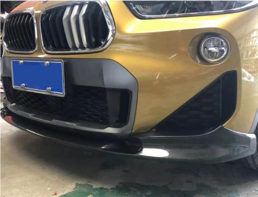 リアル カーボンファイバー フロント バンパー リップ＆ウイング テール スポイラー＆リア トランク ディフューザー 適用: BMW X2 F39 2019 2020 2021 ディフューザー AL-OO-2812 AL_5