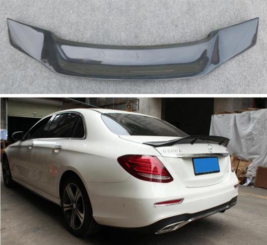リアル カーボンファイバー リア テール ウイング トランク リップ スポイラー 適用: メルセデス・ベンツ W213 E200 E260 E300 E63 2016-2022 AL-OO-2994 AL