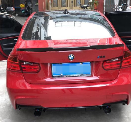 リアル カーボンファイバー リア テール ウイング トランク リップ スポイラー 適用: BMW F30 F80 3シリーズ 2013 2014 2015 2016 2017 2018 AL-OO-3001 AL_1