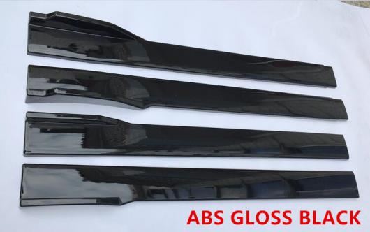 4ピース ABS サイド ボディ スカート キット リップ カバー 適用: メルセデス・ベンツ A C E CLA CLS クラス W203 W204 W205 W207 W212 W213 W117 W218 W218 ABS 光沢 レッド ブラック AL-OO-3043 AL