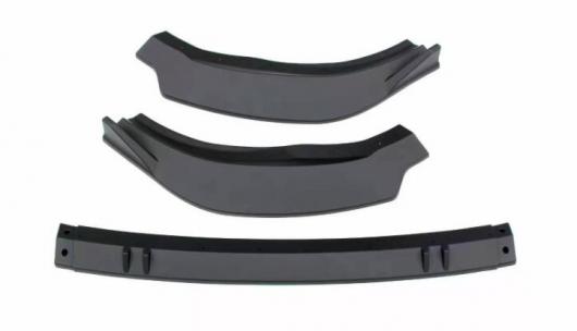 ABS ペイント カーボンファイバー フロント バンパー スポイラー リップ スプリッター カバー 適用: フォルクスワーゲン/VOLKSWAGEN VW ゴルフ 8 MK8 Rライン プロ 2020 2021 2022 マットブラック AL-OO-3079 AL