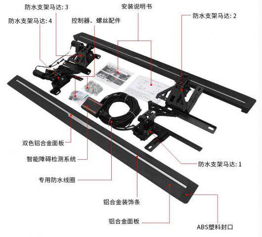 電動 モーター ペダル ランニング ボード サイド ステップ バー 適用: BMW X3 F25 G01 X4 F26 G02 X5 F15 G05  X6 F16 G06 X7 G07 X3 F25の通販はau PAY マーケット - オートパーツエージェンシー | au