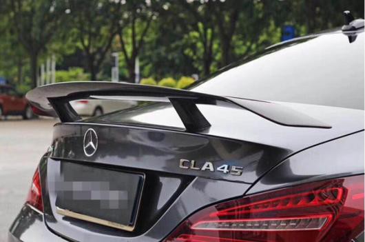 リアル カーボンファイバー リア ウイング トランク リップ スポイラー 適用: メルセデス・ベンツ CLA クラス W117 CLA45  CLA180 CLA200 ｜au PAY マーケット