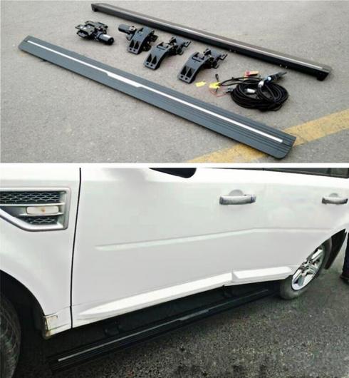電動 モーター ペダル ランニング ボード サイド ステップ バー 適用: ランド ローバー/ROVER フリーランダー 2 2007-2015 AL-OO-3237 ALの通販は
