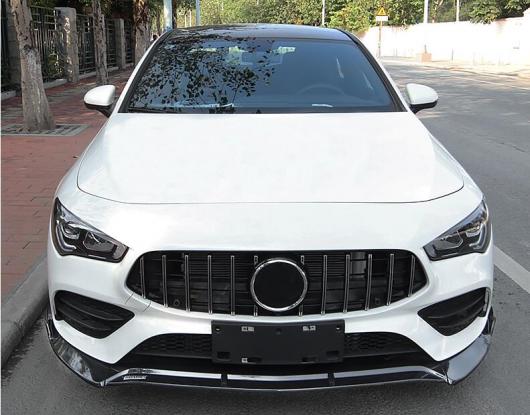 ABS 3ピース フロント バンパー スポイラー リップ スプリッター カバー 適用: メルセデス・ベンツ W118 C118 AMG CLA200 CLA250 CLA260 2020 2021 カーボン調 AL-OO-3251 AL_2