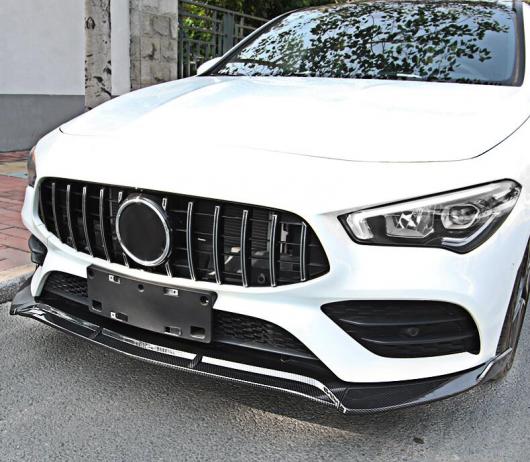 ABS 3ピース フロント バンパー スポイラー リップ スプリッター カバー 適用: メルセデス・ベンツ W118 C118 AMG CLA200 CLA250 CLA260 2020 2021 カーボン調 AL-OO-3251 AL_5