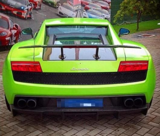 リアル カーボンファイバー リア ウイング トランク リップ スポイラー 適用: ランボルギーニ/LAMBORGHINI GALLARDO LP550 LP560 LP570 2004-2014 AL-OO-3256 AL