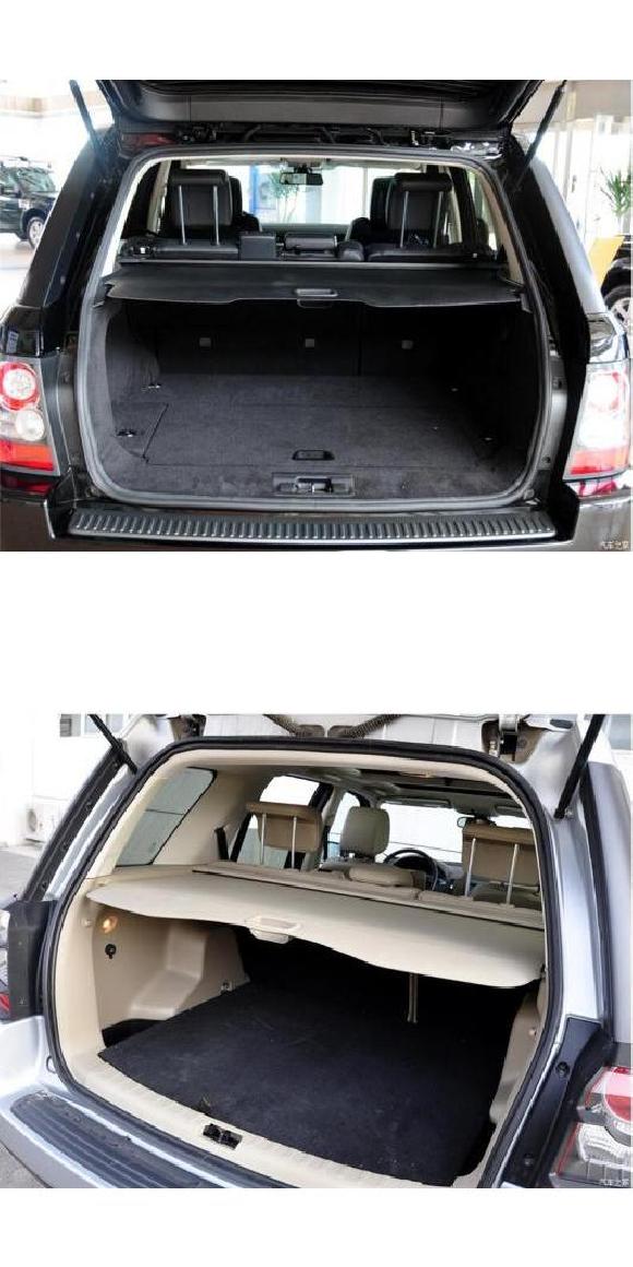 適用: ランド ローバー/ROVER レンジ ローバー/ROVER スポーツ 2005-2013 ブラック ベージュ リア トランク セキュリティ スクリーン シールド カーゴ カバー ブラック・ベージュ AL-OO-3257 AL