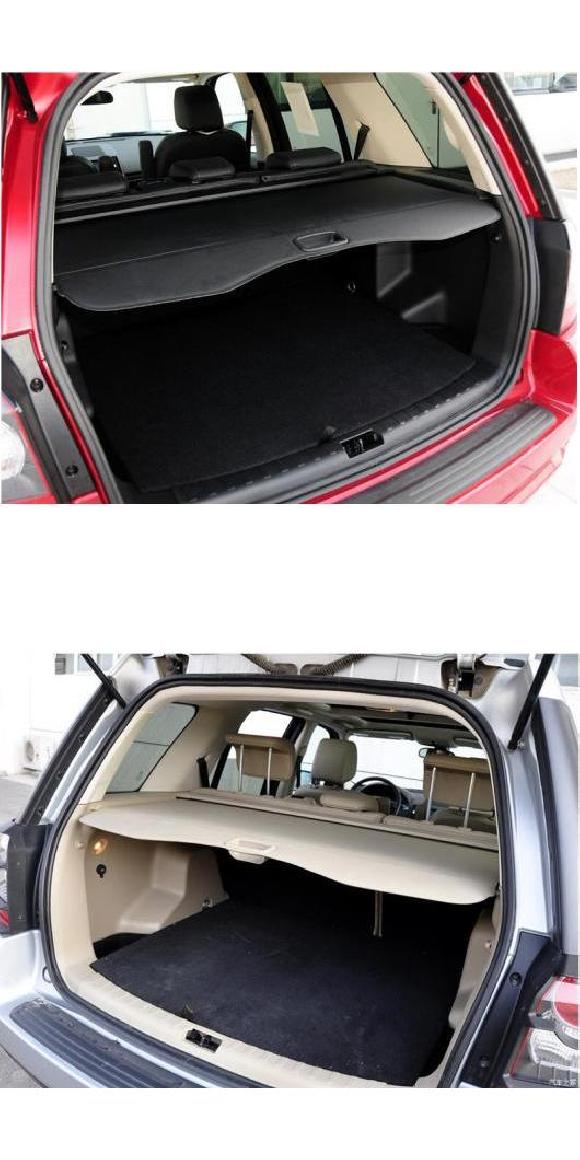 適用: ランド ローバー/ROVER ローバー/ROVER フリーランダー 2 LR2 2006-2017 リア トランク セキュリティ スクリーン シールド カーゴ カバー ブラック・ベージュ AL-OO-3327 AL