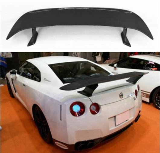 リアル カーボンファイバー リア ウイング トランク リップ スポイラー 適用: 日産 GT-R GTR R35 2008-2021 AL-OO-3350 AL