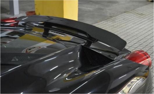 リアル カーボンファイバー リア ウイング トランク リップ スポイラー 適用: フェラーリ/FERRARI 458 2011 2012 2013 2014 AL-OO-3361 AL_1