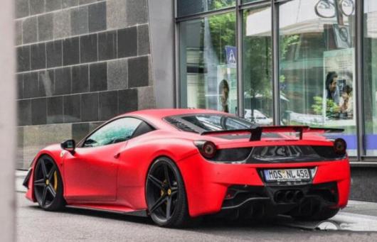 リアル カーボンファイバー リア ウイング トランク リップ スポイラー 適用: フェラーリ/FERRARI 458 2011 2012 2013 2014 AL-OO-3381 AL_1