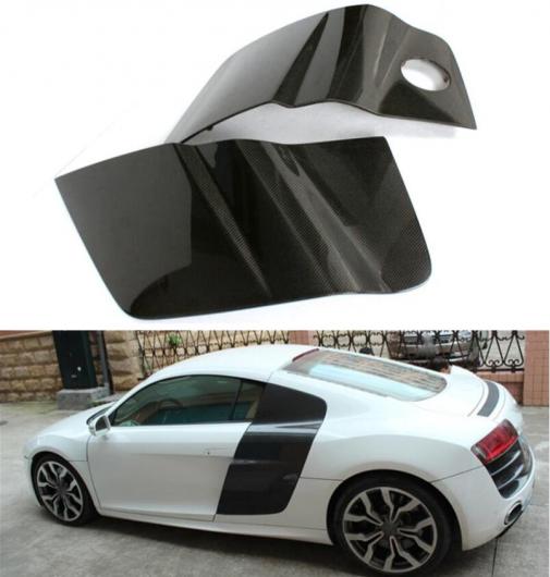 カーボンファイバー リア サイド ドア フェンダー パネル ブレード スクープ カバー 適用: アウディ/AUDI R8 V8 V10 2008 2009 2010 2011 2012 2013 2014 2015 AL-OO-3416 AL