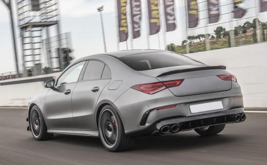 ABS カーボンファイバー リア ウイング トランク スポイラー 適用: メルセデス・ベンツ W118 C118 CLA35 CLA45 CLA180 CLA200 CLA250 CLA260 AMG 2019 2020 2021 ピアノブラック AL-OO-3445 AL_4