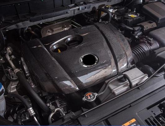 カーボンファイバー フード エンジン モーター カバー トリム ボディ キット キャップ 適用: MAZDA3/6 CX5 CX8 CX-5 CX-8 M3 M6 2017 2018 2019 2020 2021 AL-OO-3551 AL