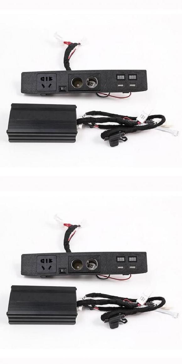 インドア リア USB チャージャー シガーソケット チャージャー アクセサリー 適用: トヨタ ランドクルーザー 200 2008-2020 2016-2020・2008-2015 AL-OO-3580 AL