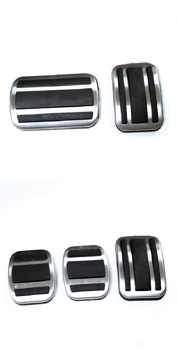 適用: プジョー/PEUGEOT 3008 5008/GT 2016-2019 2021 AT/MT アクセル ブレーキ ペダル フットレスト ペダル プレート インテリア 保護 アクセサリー AT 2ピース・MT 3ピース AL-OO-3621 AL