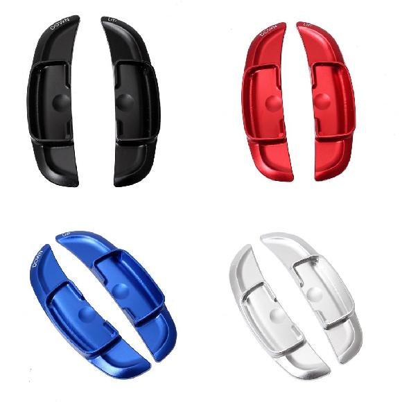 適用: メルセデス ベンツ W204 W176 W246 W212 X204 W166 X166 2007-2015 ステアリング ホイール エクステンション パドル シフター アクセサリー ブラック〜シルバー AL-OO-3782 ALの通販は