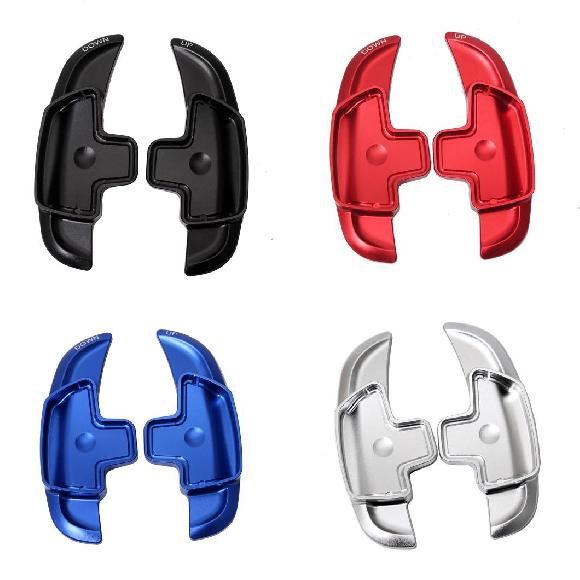 ステアリング ホイール パドル シフター エクステンション 適用: メルセデス ベンツ A B C E GLE クラス W176 W205 W246 C117 W218 アルミニウム シフト パドル ブレイド ブラック〜シルバー AL-OO-3785 AL