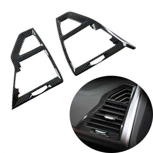 アクセサリー 適用: BMW X3 X4 G01 G02 2022 カーボンファイバー ステッカー 通気口 コンディション ノブ ボタン カバー フレーム トリム テール ボックス ハンドル AL-OO-3805 ALの通販は