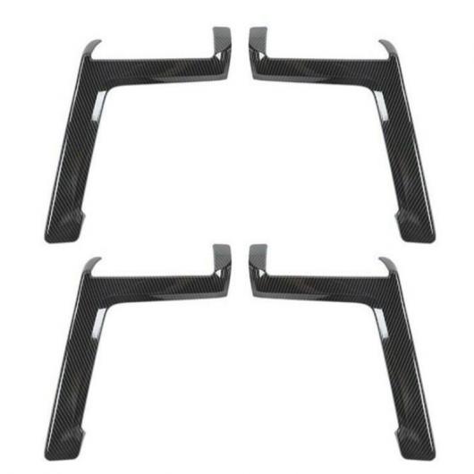 適用: 2010-2020 トヨタ フォーランナー ABS カーボンファイバー インナー ドア ハンドル トリム 4ピース カーボン調 AL-OO-4097 AL 21,342円