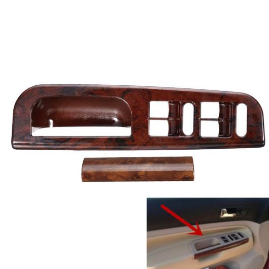 木材 ウインドウ スイッチ コントロール パネル トリム 適用: VW パサート ジェッタ ゴルフ MK4 1998 1999-2004 3B1867171 E 木目調 AL-OO-4140 AL_3