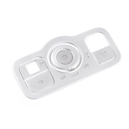 セントラル ヘッドライト スイッチ トリム カバー 適用: メルセデス・ベンツ A B CLA GLB GLAクラス W177 V177 W247 C118 X247 H247 2020 シルバー AL-OO-4202 AL_2