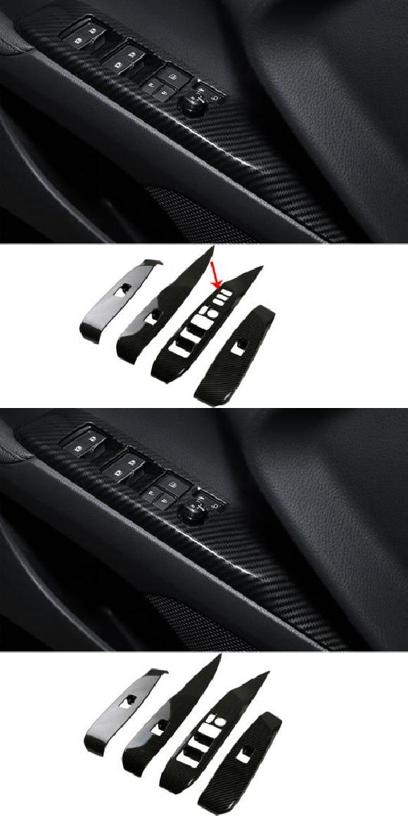 インテリア アクセサリー 適用: トヨタ カムリ 2018 2019 ギア シフト ヘッド ノブ ステッカー 通気口 トリム ガラス スイッチ 装飾 カバー タイプ004・タイプ005 AL-OO-4570 AL