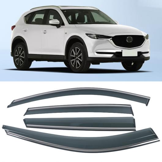 適用: マツダ CX-5 CX5 2017-2021 ウィンド バイザー デフレクタ ベント バイザー ドア サイド ウインドウ エア ガード デフレクタ スノー サン レイン AL-OO-4767 AL