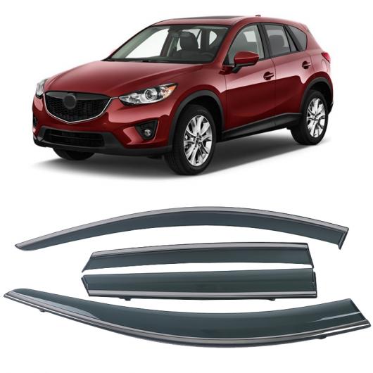 適用: マツダ CX-5 CX5 2011-2016 ウィンド バイザー デフレクタ ベント バイザー ドア サイド ウインドウ エア ガード デフレクタ スノー サン レイン AL-OO-4768 AL