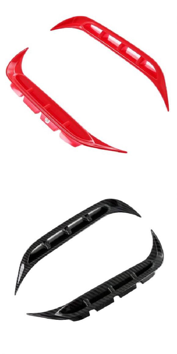 2ピース フロント フォグライト アイブロー カバー トリム フォグライト ランプ プロテクター カバー モールディング ベゼル 適用: 起亜 スポーテージ NQ5 2021 2022 韓国 レッド・カーボン AL-OO-4810 ALの通販は 9,041円