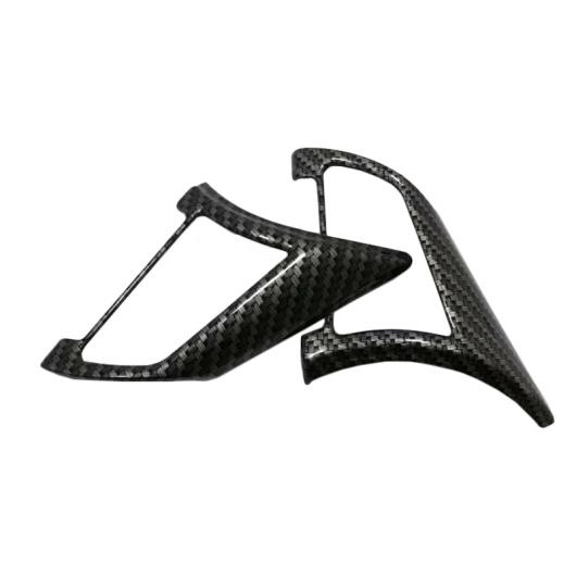 適用: 日産 キャシュカイ J11 2018 2019 ABS マット ステアリング ホイール ボタン カバー トリム クローム ステッカー カーボンファイバー スタイル アクセサリー ブラック AL-OO-4834 AL_4
