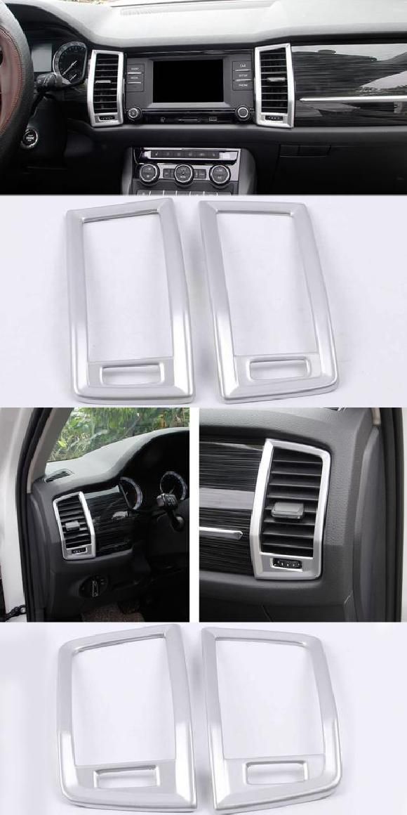 適用: シュコダ コディアック 2017 2018 2019 リア アームレスト ボックス エア AC 吹き出し口 カバー トリム アクセサリー マット/カーボンファイバー ABS タイプ002・タイプ003 AL-OO-4865 ALの通販は